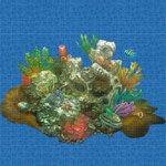 Aquarium Cериграфические панно из стеклянной мозаики Ezarri
